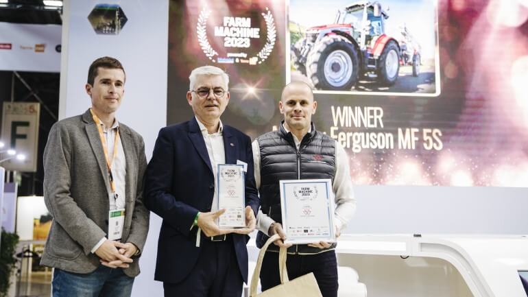 Die Baureihe MF 5S von Massey Ferguson  gewinnt den Farm Machine Award 2023