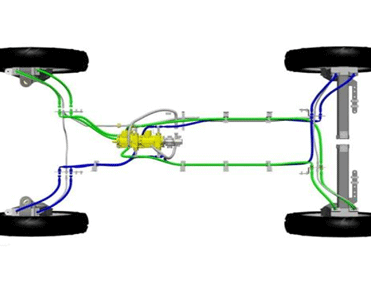 Système de transmission hydrostatique 4 X 4