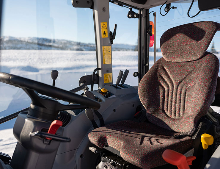 Mekanisk fjæret sete