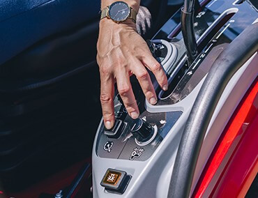 Hydrostatisk hastighetskontrollspak