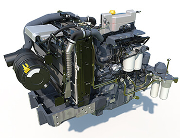 3,4 l 4-Zylinder Motor, Stufe 3B