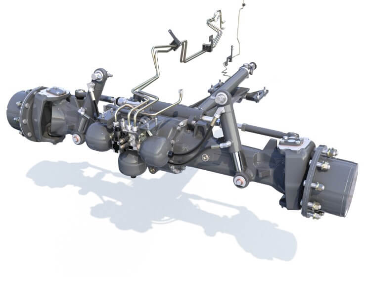 Suspended Front Axle