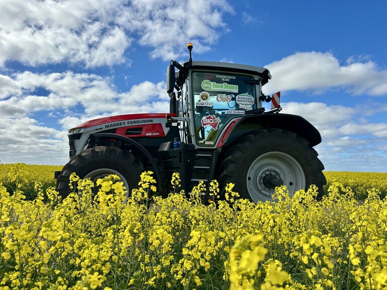 MF 9S completes 2,500 km Western Australian journey powered by renewable biofuels