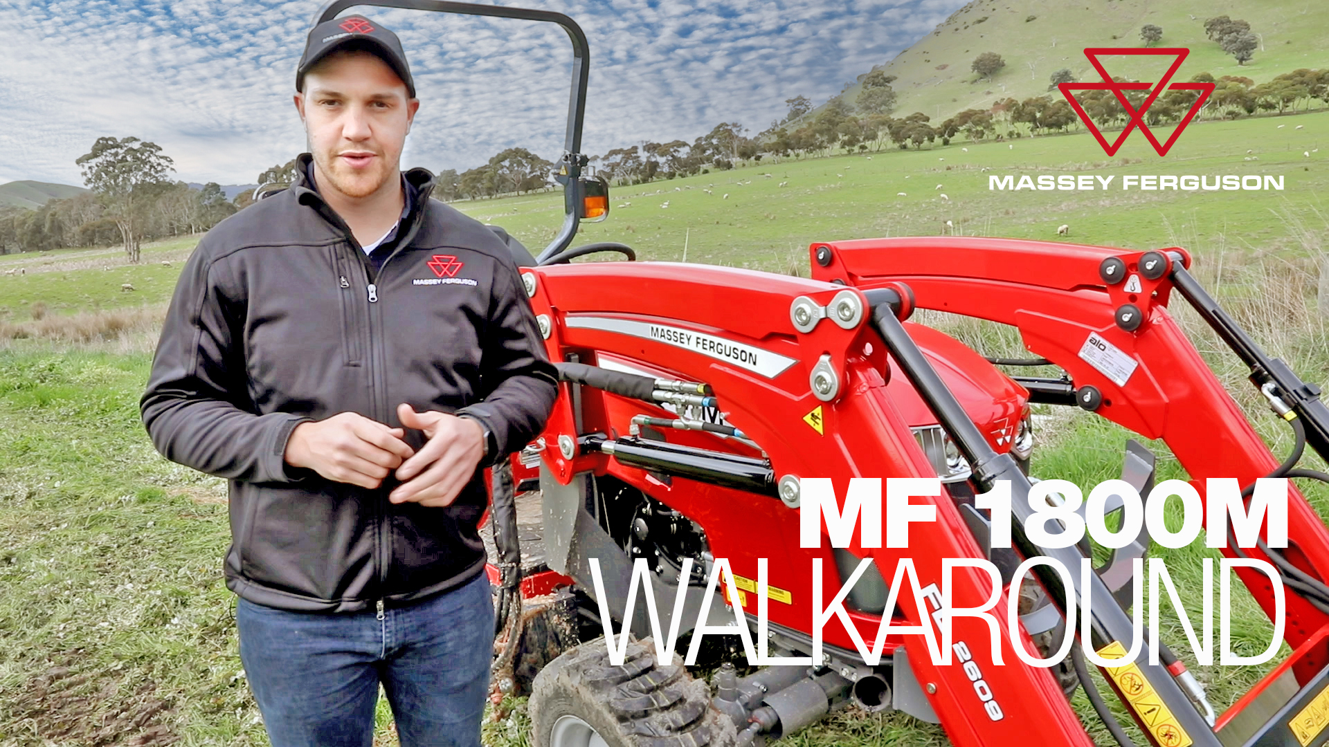 MF 1800 M Series Compact Tractor Walkaround Video