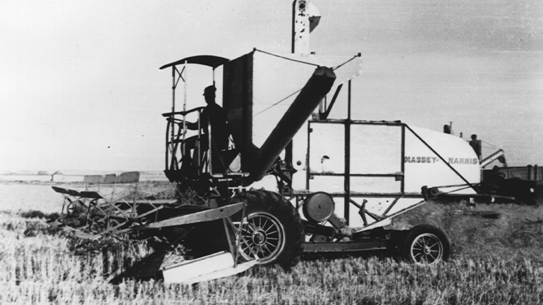 1937 — Self-Propelled Combines Sweep the Market