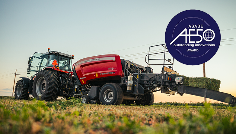 Massey Ferguson® Double Baler Receives AE50 Award