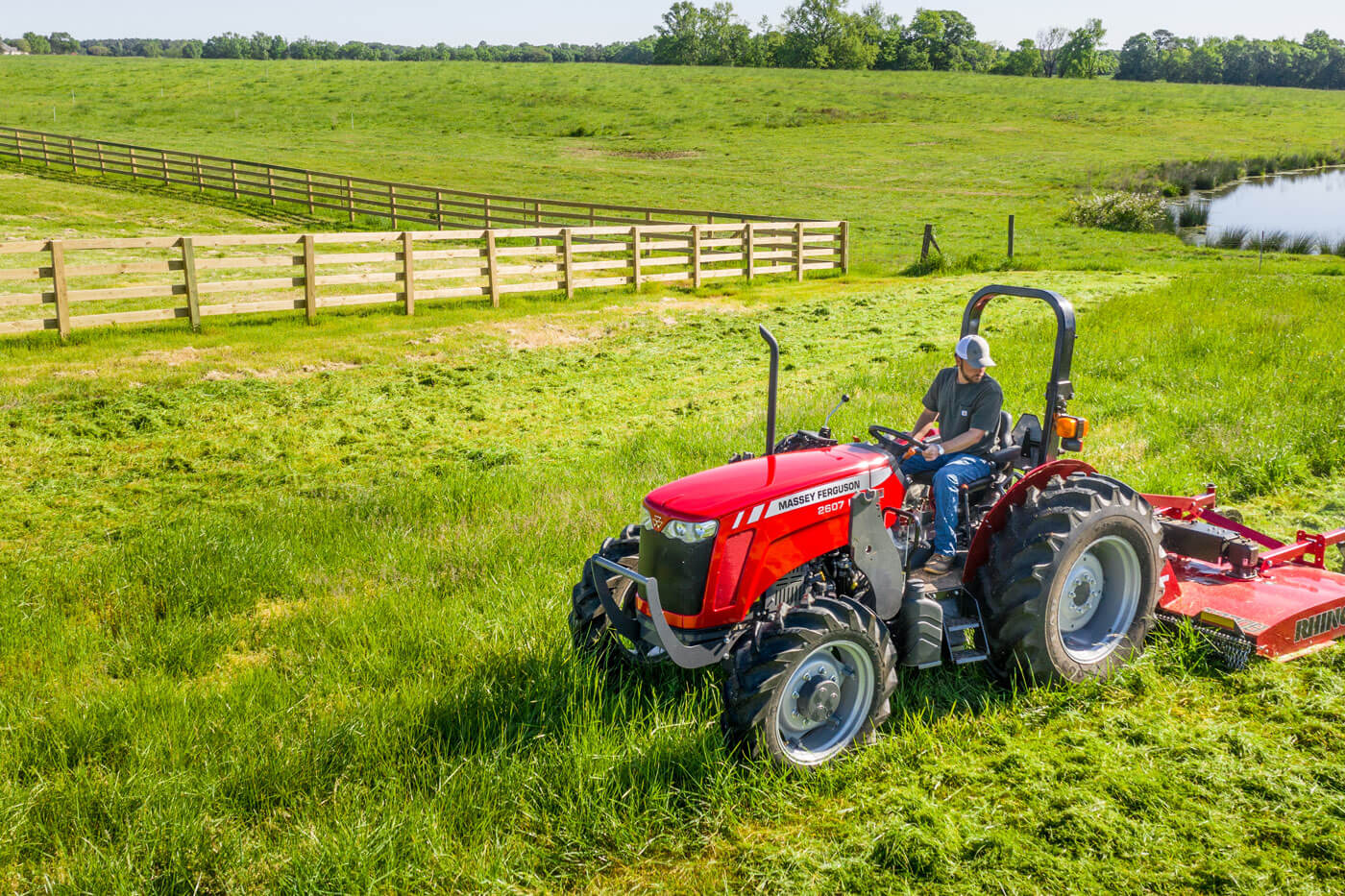 MF 2600 H Series | Woods Massey Ferguson Red Implement Instant Rebate with MF Tractor Purchase
