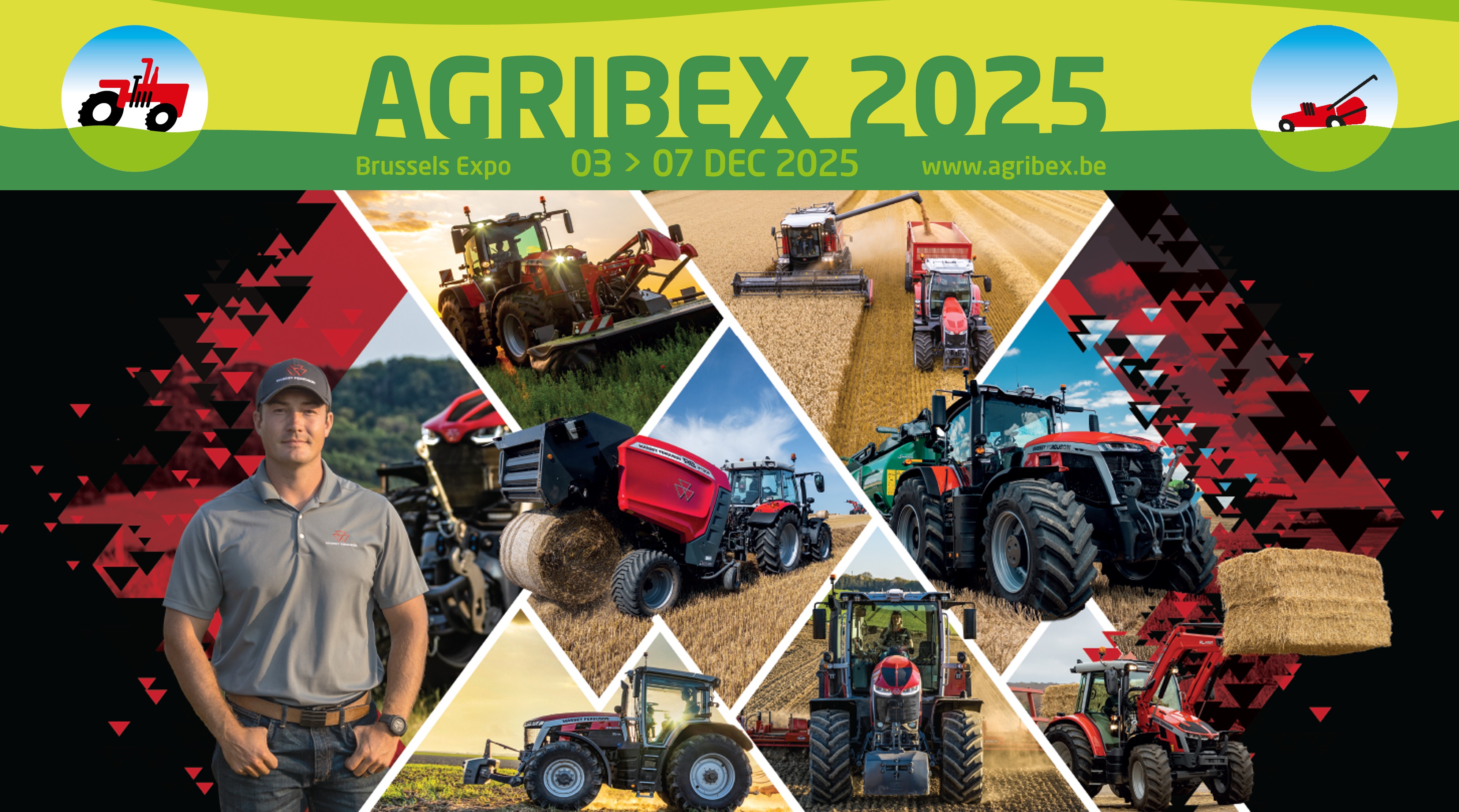 Massey Ferguson  present op Agribex 2025 